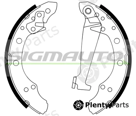 Sigmauto SFA556 — Brake Shoe Set
