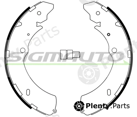 Sigmauto SFA755 — Brake Shoe Set