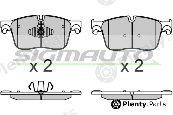 Sigmauto SPB697 — Brake Pad Set, disc brake