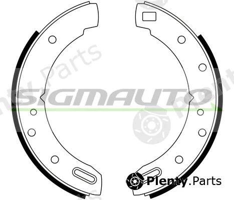 Sigmauto SFA270 — Brake Shoe Set