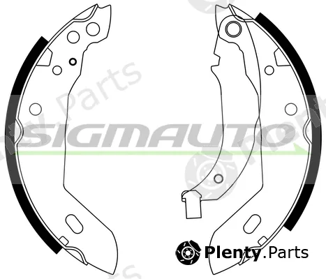 Sigmauto SFA411 — Brake Shoe Set