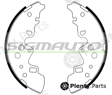 Sigmauto SFA799 — Brake Shoe Set