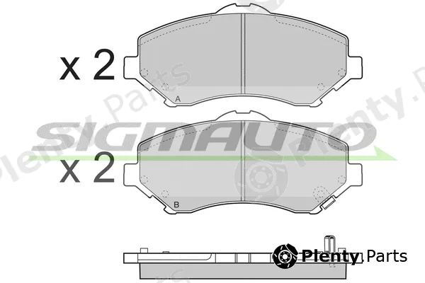 Sigmauto SPB396 — Brake Pad Set, disc brake
