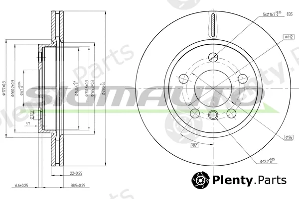 Sigmauto DBC651V — Brake Disc