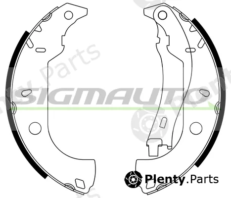 Sigmauto SFA171 — Brake Shoe Set