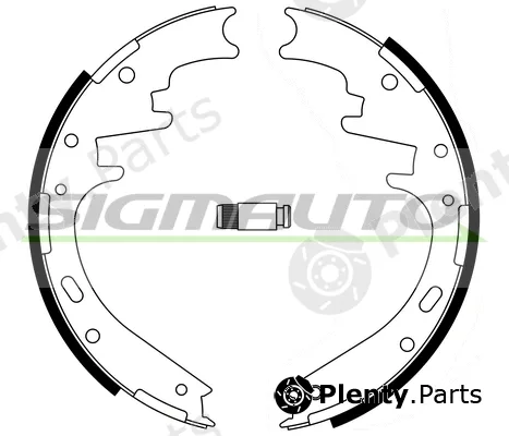Sigmauto SFD723 — Brake Shoe Set