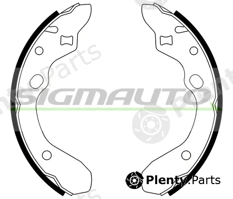 Sigmauto SFA789 — Brake Shoe Set