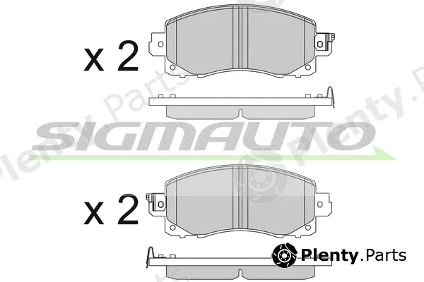 Sigmauto SPB821 — Brake Pad Set, disc brake