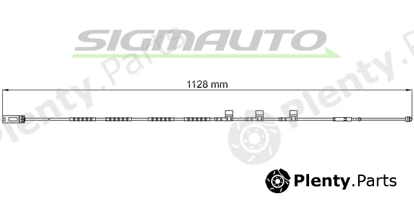 Sigmauto WI0701 — Warning Contact, brake pad wear