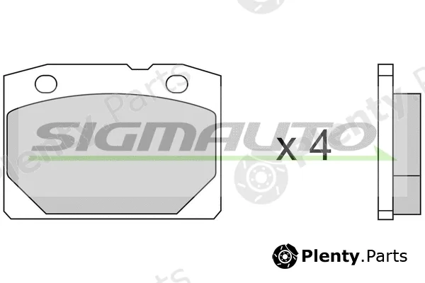 Sigmauto SPA065 — Brake Pad Set, disc brake