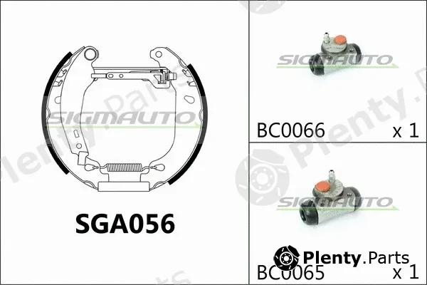 Sigmauto SGA056 — Brake Shoe Set