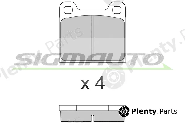 Sigmauto SPA009 — Brake Pad Set, disc brake