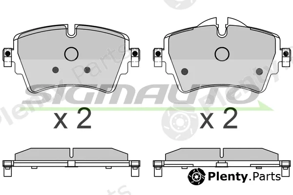 Sigmauto SPB639 — Brake Pad Set, disc brake