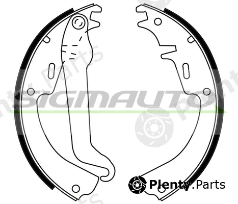 Sigmauto SFA345 — Brake Shoe Set