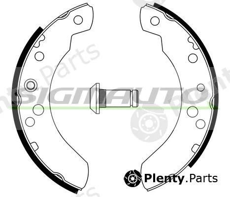 Sigmauto SFA219 — Brake Shoe Set