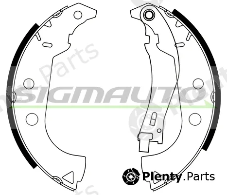 Sigmauto SFA164 — Brake Shoe Set