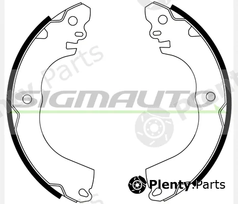 Sigmauto SFA844 — Brake Shoe Set