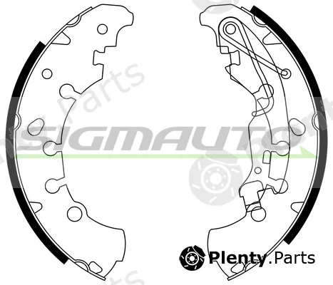 Sigmauto SFA140 — Brake Shoe Set