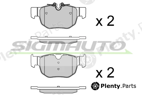 Sigmauto SPB936 — Brake Pad Set, disc brake