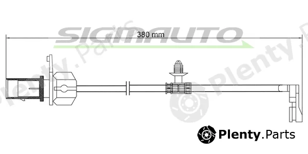Sigmauto WI0973 — Warning Contact, brake pad wear