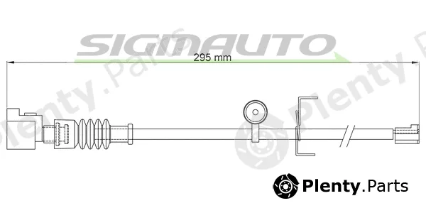Sigmauto WI0908 — Warning Contact, brake pad wear