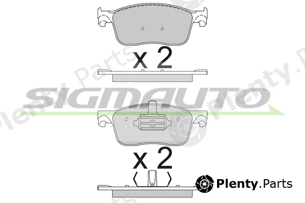 Sigmauto SPB789 — Brake Pad Set, disc brake