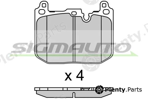 Sigmauto SPB717 — Brake Pad Set, disc brake