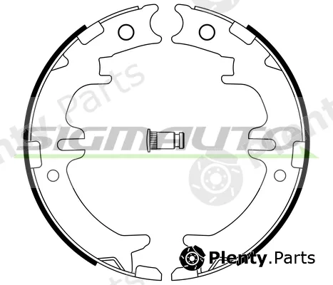 Sigmauto SFA964 — Brake Shoe Set, parking brake