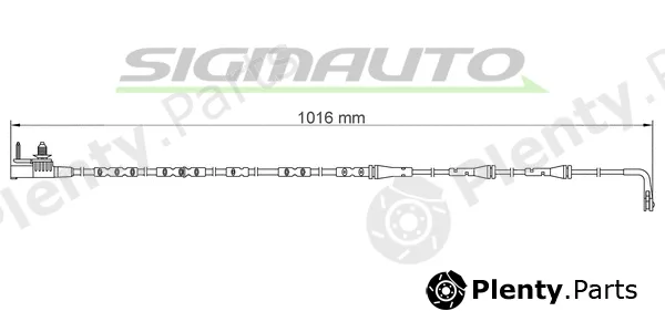 Sigmauto WI0932 — Warning Contact, brake pad wear