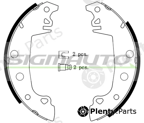 Sigmauto SFA149 — Brake Shoe Set