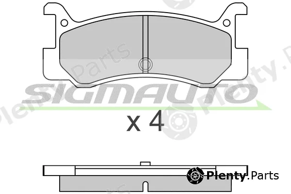 Sigmauto SPA328 — Brake Pad Set, disc brake
