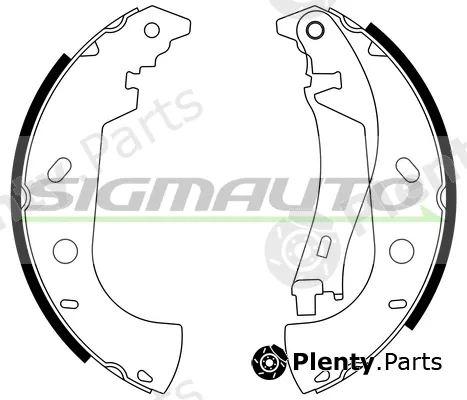 Sigmauto SFA181 — Brake Shoe Set