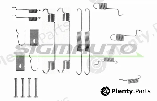 Sigmauto SK0742 — Accessory Kit, brake shoes