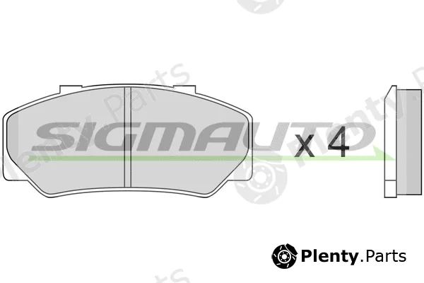 Sigmauto SPA267 — Brake Pad Set, disc brake