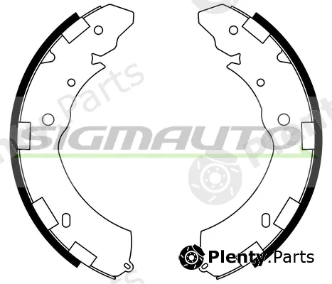 Sigmauto SFA833 — Brake Shoe Set