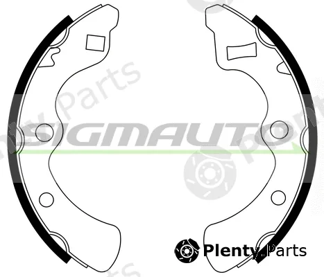 Sigmauto SFA704 — Brake Shoe Set