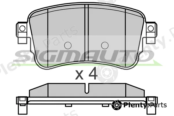 Sigmauto SPB753 — Brake Pad Set, disc brake