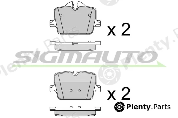 Sigmauto SPB914 — Brake Pad Set, disc brake