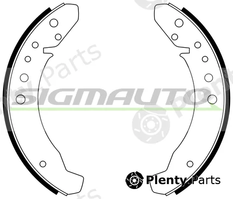 Sigmauto SFA534 — Brake Shoe Set
