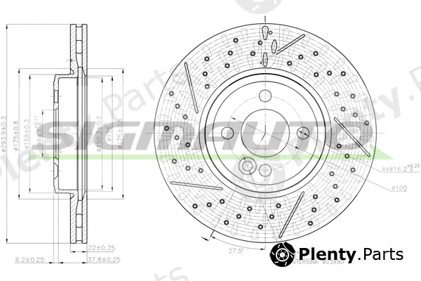 Sigmauto DBC126V — Brake Disc