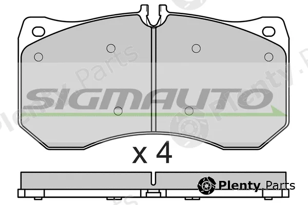 Sigmauto SPB677 — Brake Pad Set, disc brake