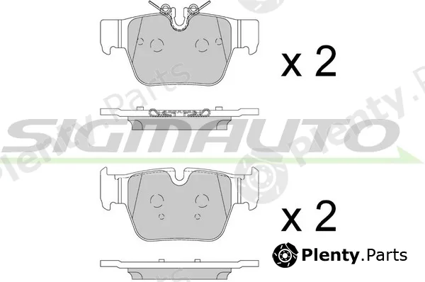 Sigmauto SPB903 — Brake Pad Set, disc brake