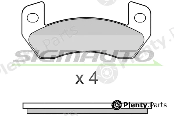 Sigmauto SPB003 — Brake Pad Set, disc brake