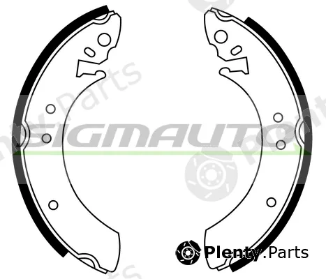 Sigmauto SFA192 — Brake Shoe Set