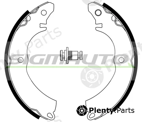Sigmauto SFA828 — Brake Shoe Set
