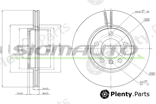 Sigmauto DBC125V — Brake Disc