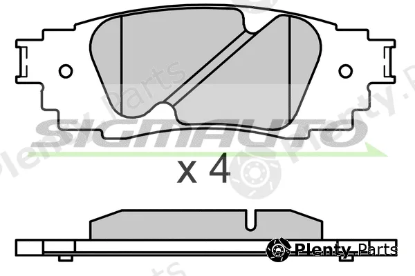 Sigmauto SPB705 — Brake Pad Set, disc brake