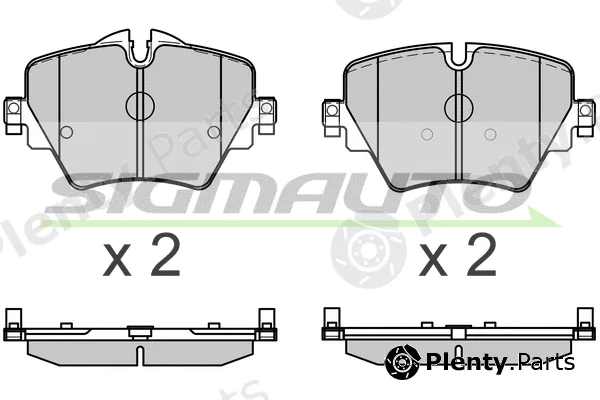 Sigmauto SPB643 — Brake Pad Set, disc brake