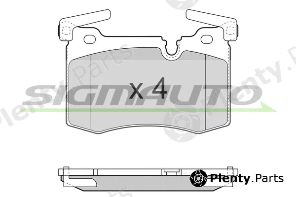 Sigmauto SPB388 — Brake Pad Set, disc brake