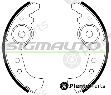 Sigmauto SFA29005/10 — Brake Shoe Set